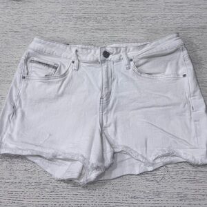 Calvin Klein Jeans White Jean Shorts